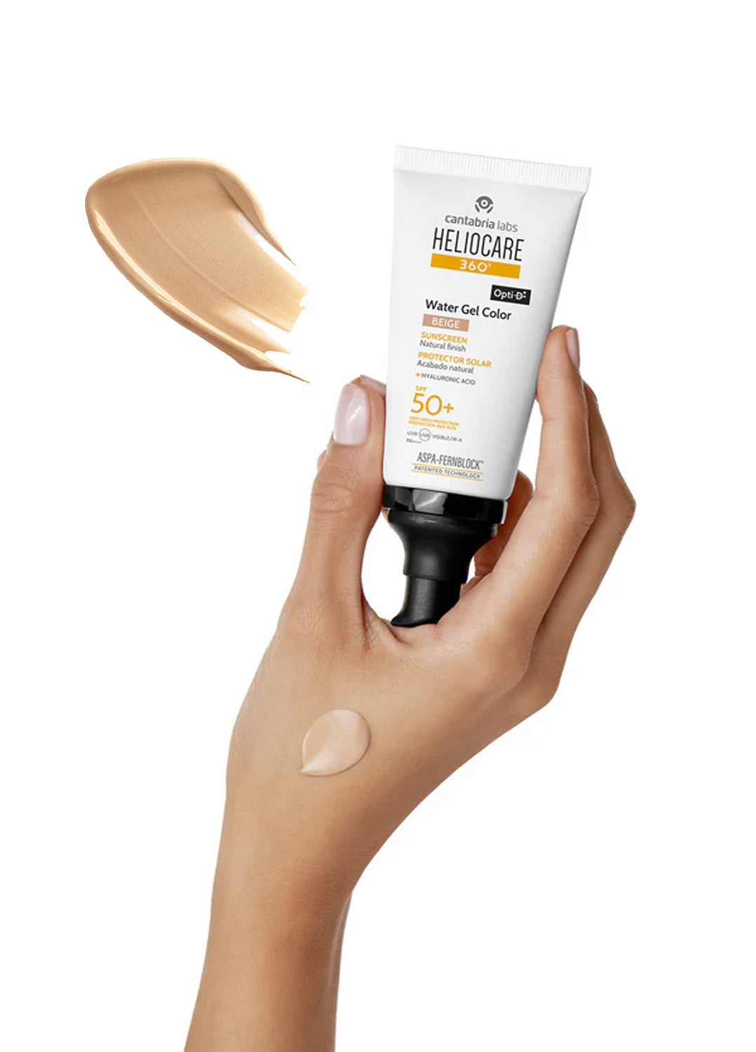 Heliocare 360° Color Water Gel apsauginis gelis nuo saulės su atspalviu SPF 50+