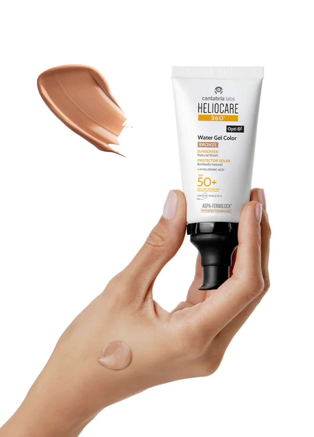 Heliocare 360° Color Water Gel apsauginis gelis nuo saulės su atspalviu SPF 50+