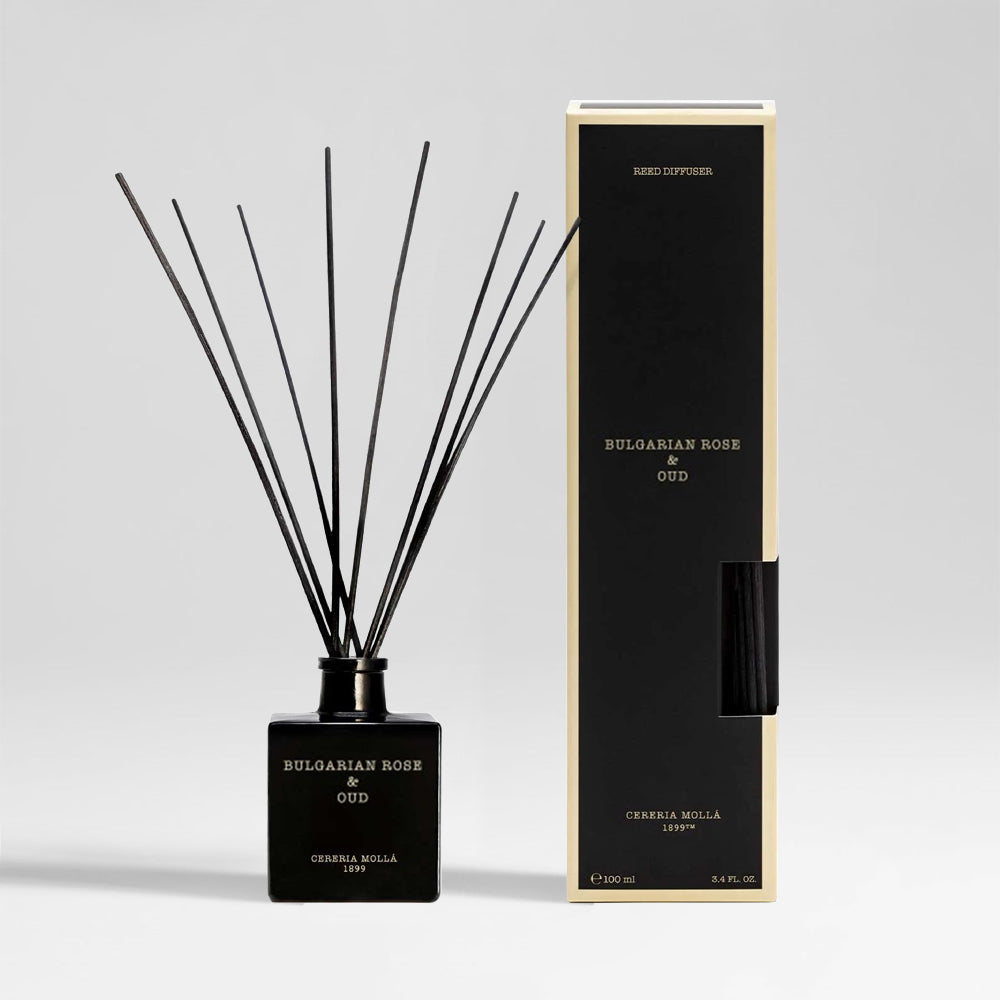 Namų kvapų difuzorius su lazdelėmis "Bulgarian rose & Oud"