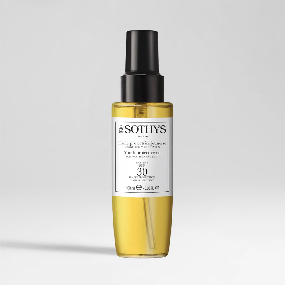 Apsauginis aliejus SPF30 veidui, kūnui ir plaukams