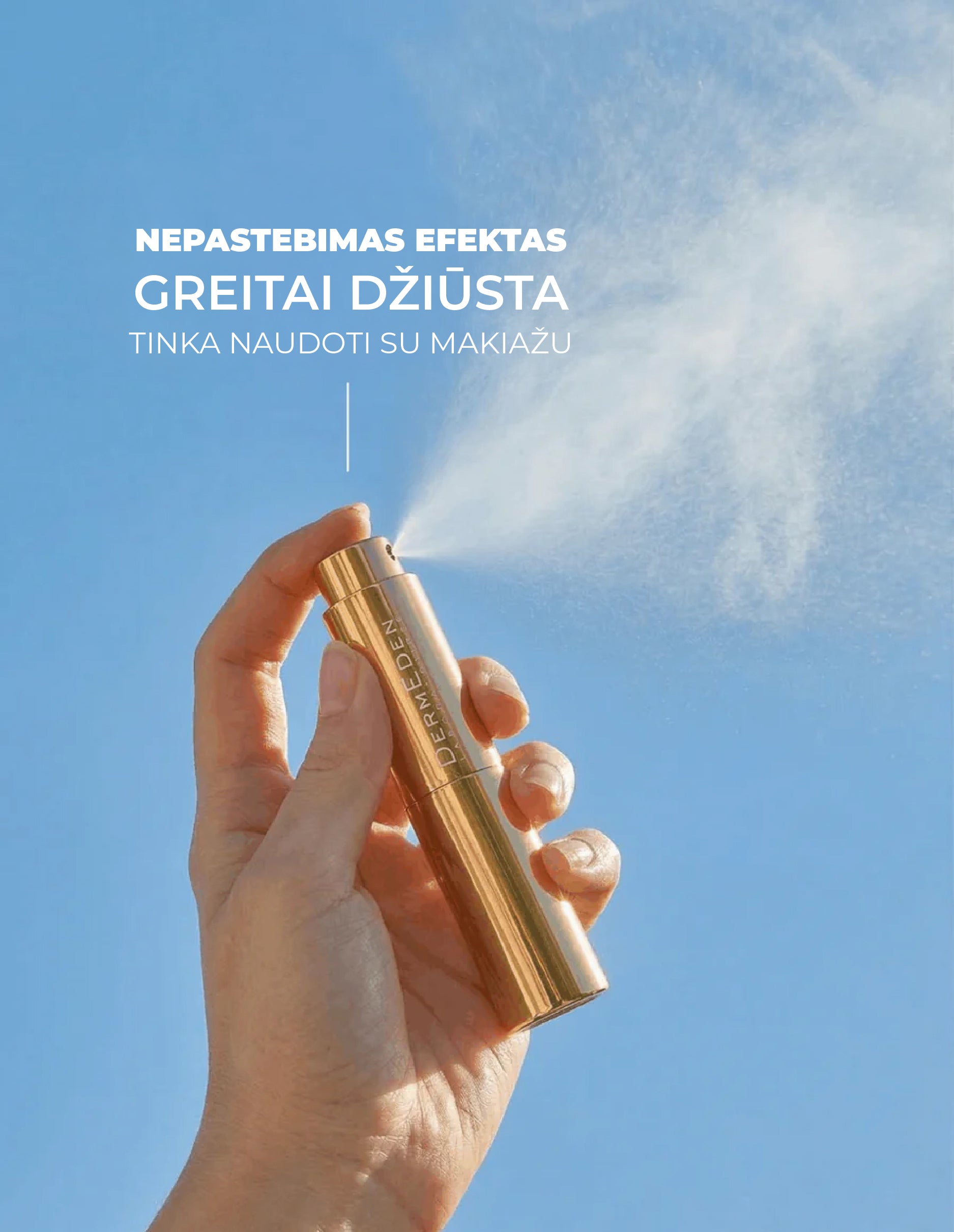 Apsauginė UV dulksna TOUCH UP MIST SPF50 PAPILDYMAS