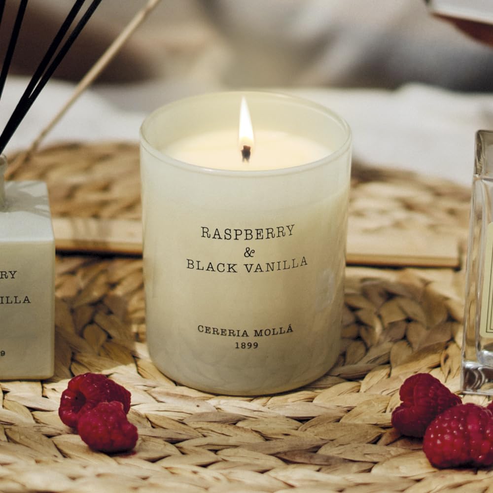 Žvakė "Raspberry & Black vanilla"