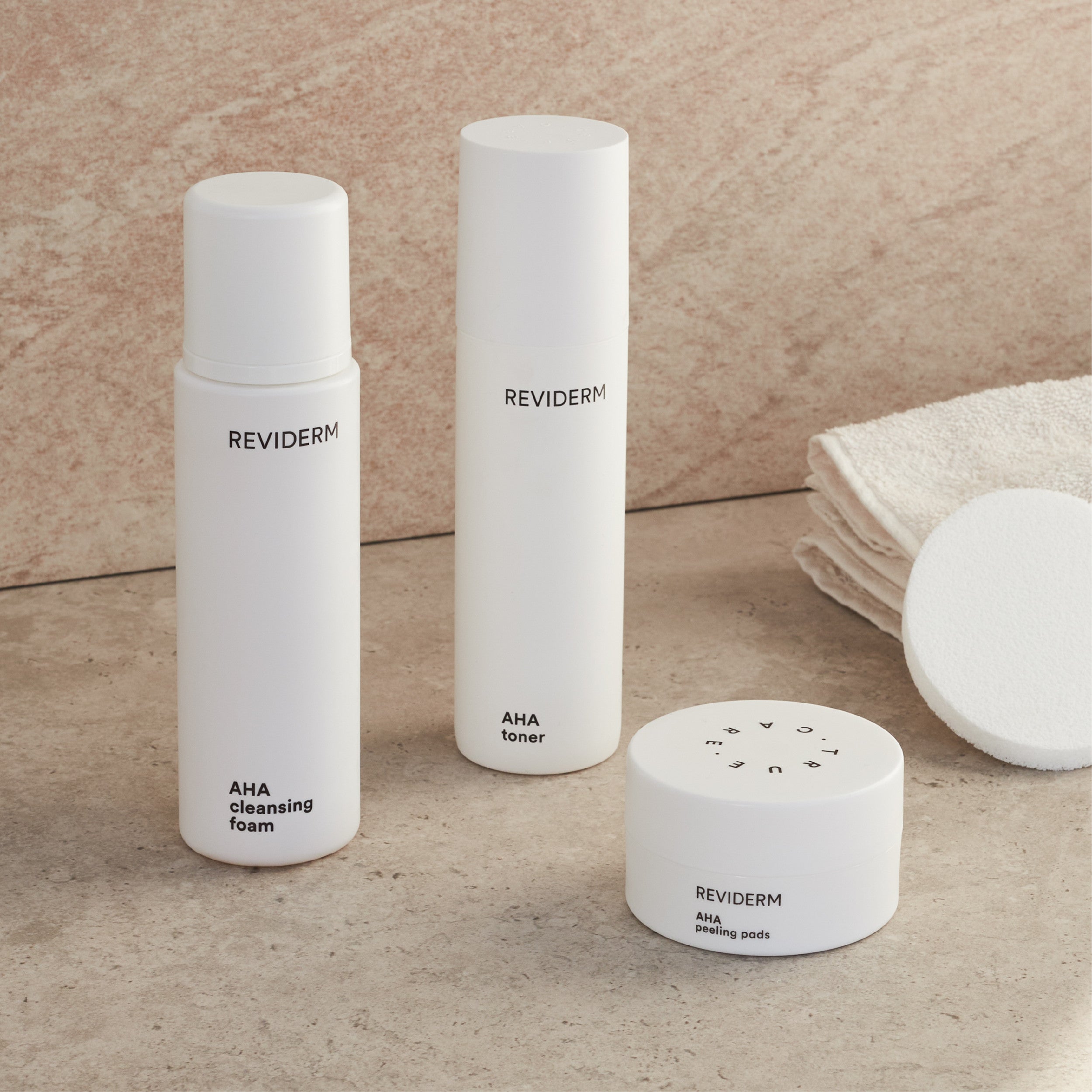 AHA valomosios putos su rūgštimi