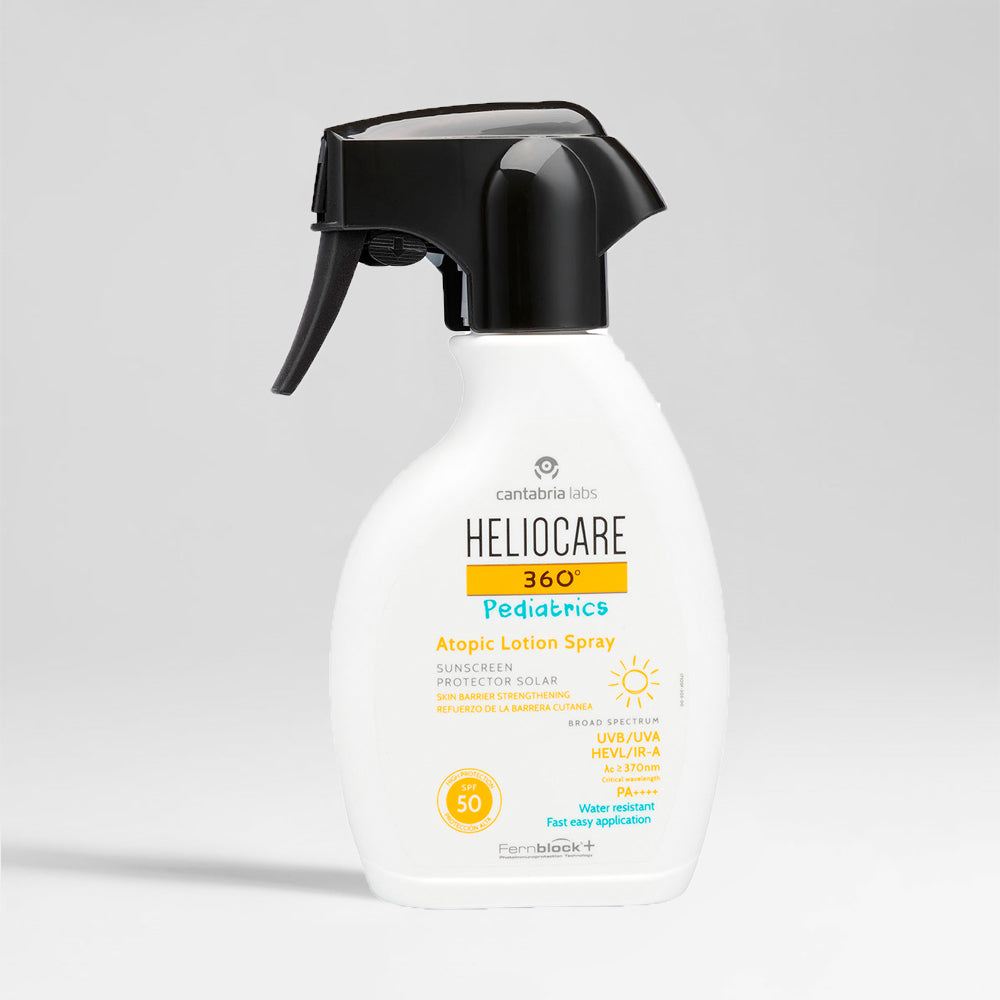 Heliocare 360º Pediatrics purškiama apsauga nuo saulės atopinei odai SPF50