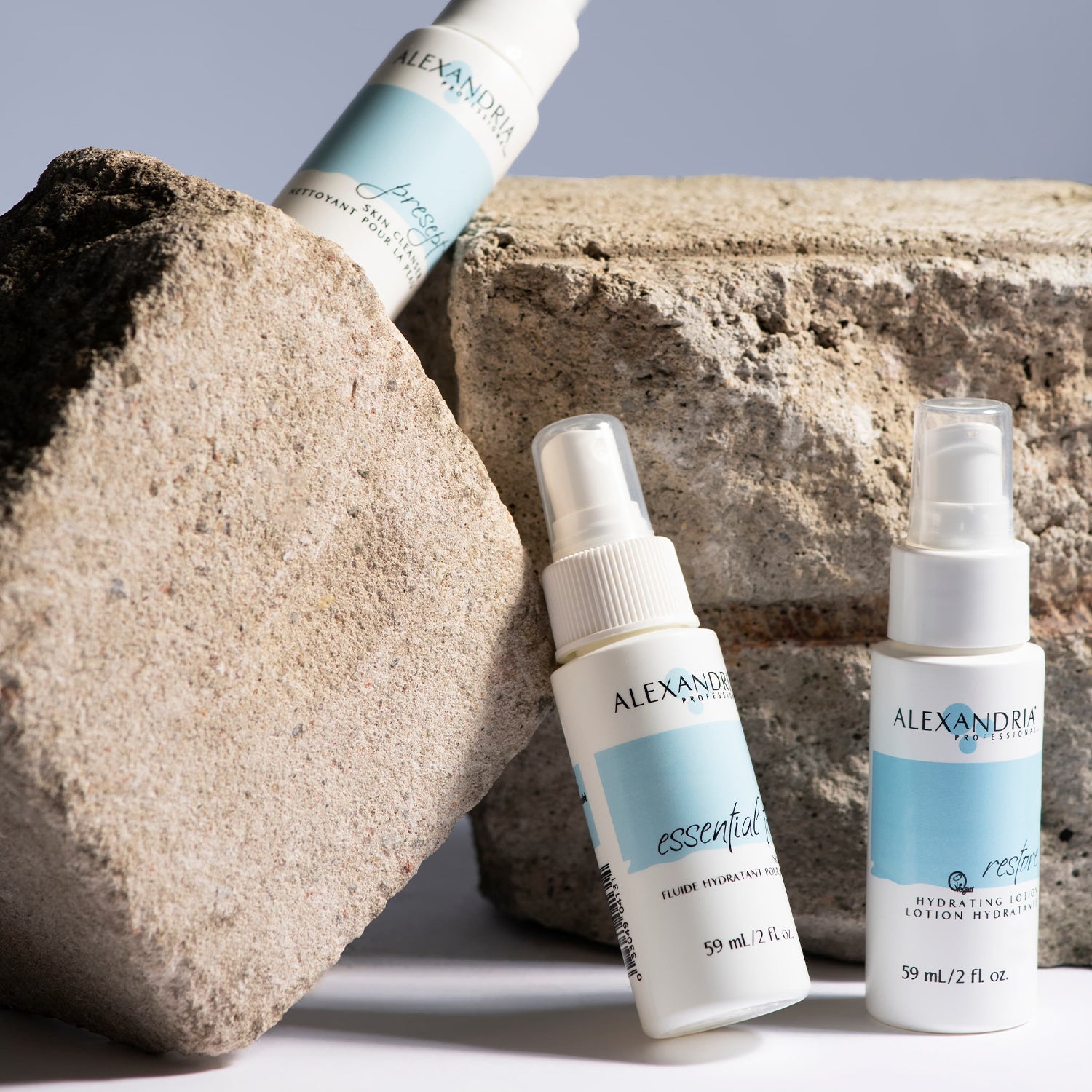 „I Love My Skin“ rinkinys - Trys universalūs, hipoalerginiai produktai pritaikyti bet kokio amžiaus, spalvos ar tipo odai