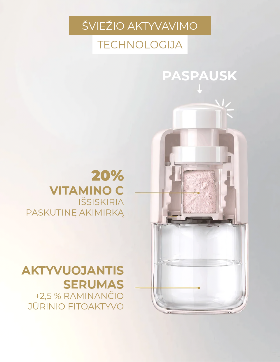 Intensyvus serumas C-Powder Flash