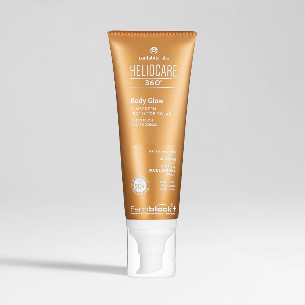 Heliocare 360º Body Glow kūno kremas su apsauga nuo saulės SPF 50+