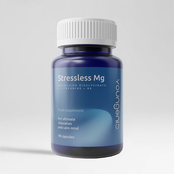 StressLess Magnio bisglicinatas + L-teaninas + vit. B6