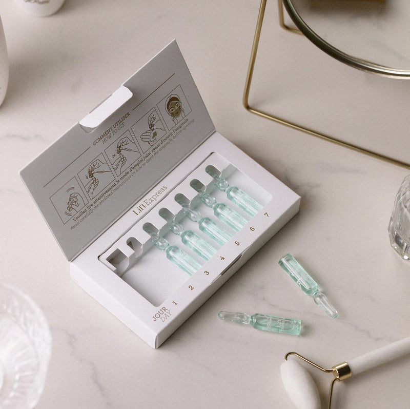 Odą lyginančios ir stangrinančios ampulės Lift Express