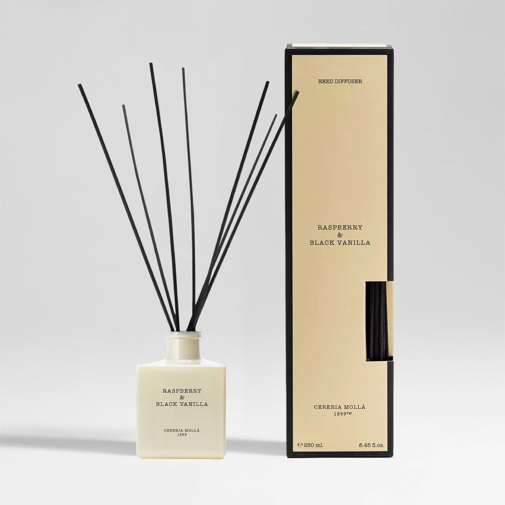 Namų kvapų difuzorius su lazdelėmis "Raspberry & Black vanilla"