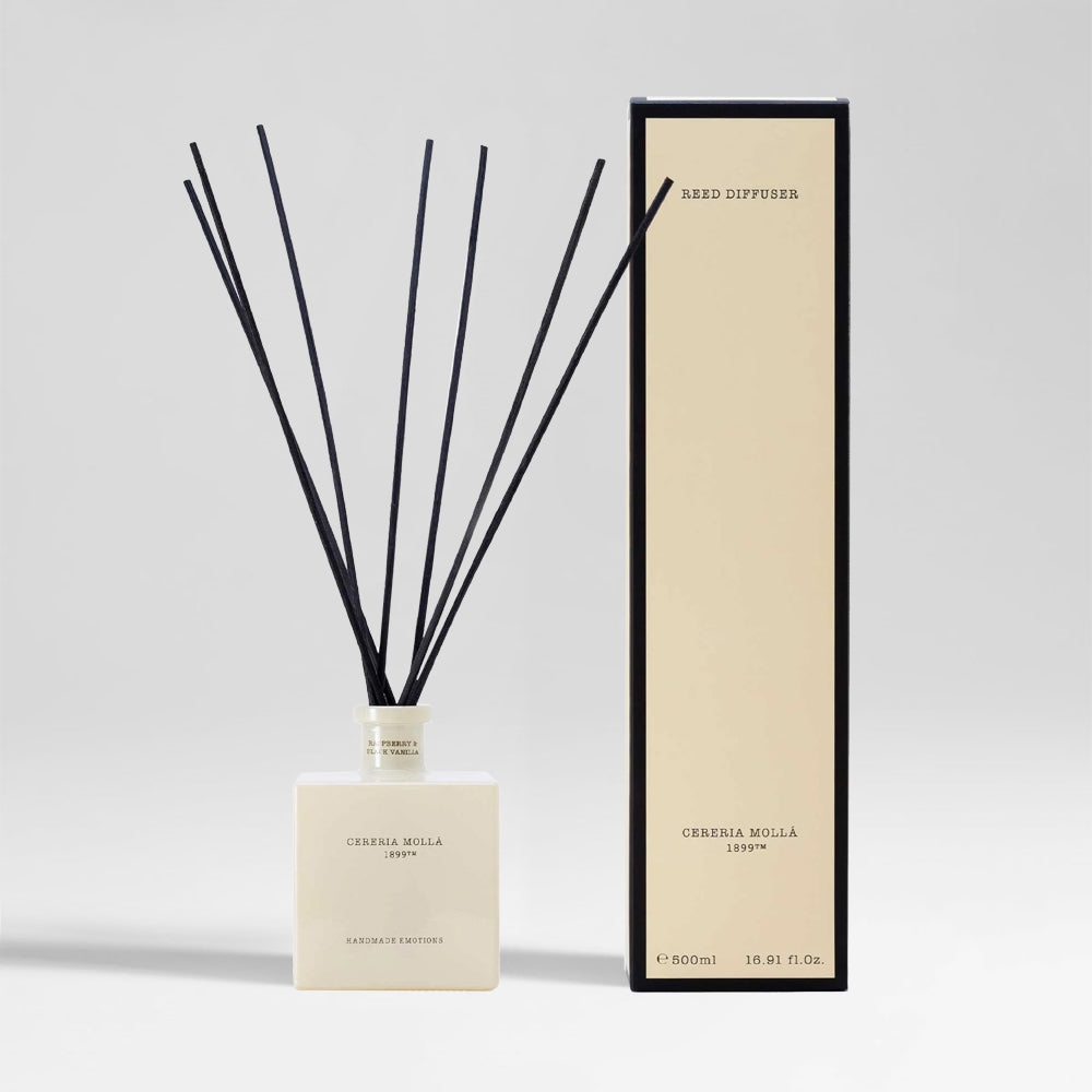 Namų kvapų difuzorius su lazdelėmis "Raspberry & Black vanilla"