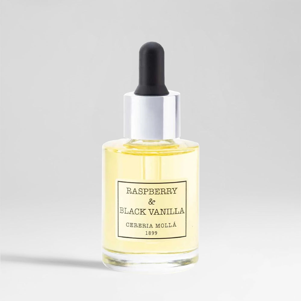 Vandenyje tirpus eterinis aliejus "Raspberry&Black vanilla"