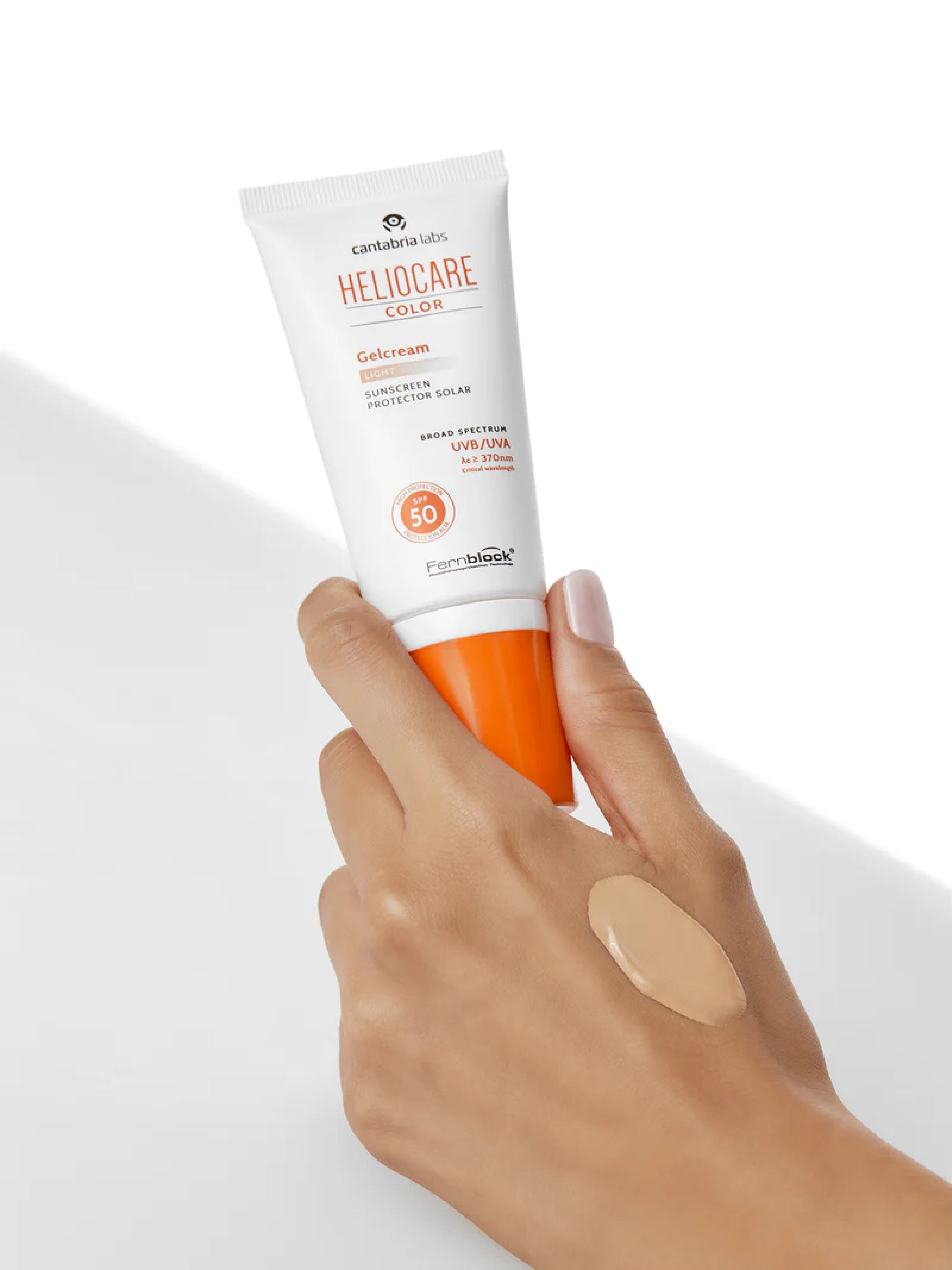 Heliocare gelinis veido kremas SPF 50 su spalva