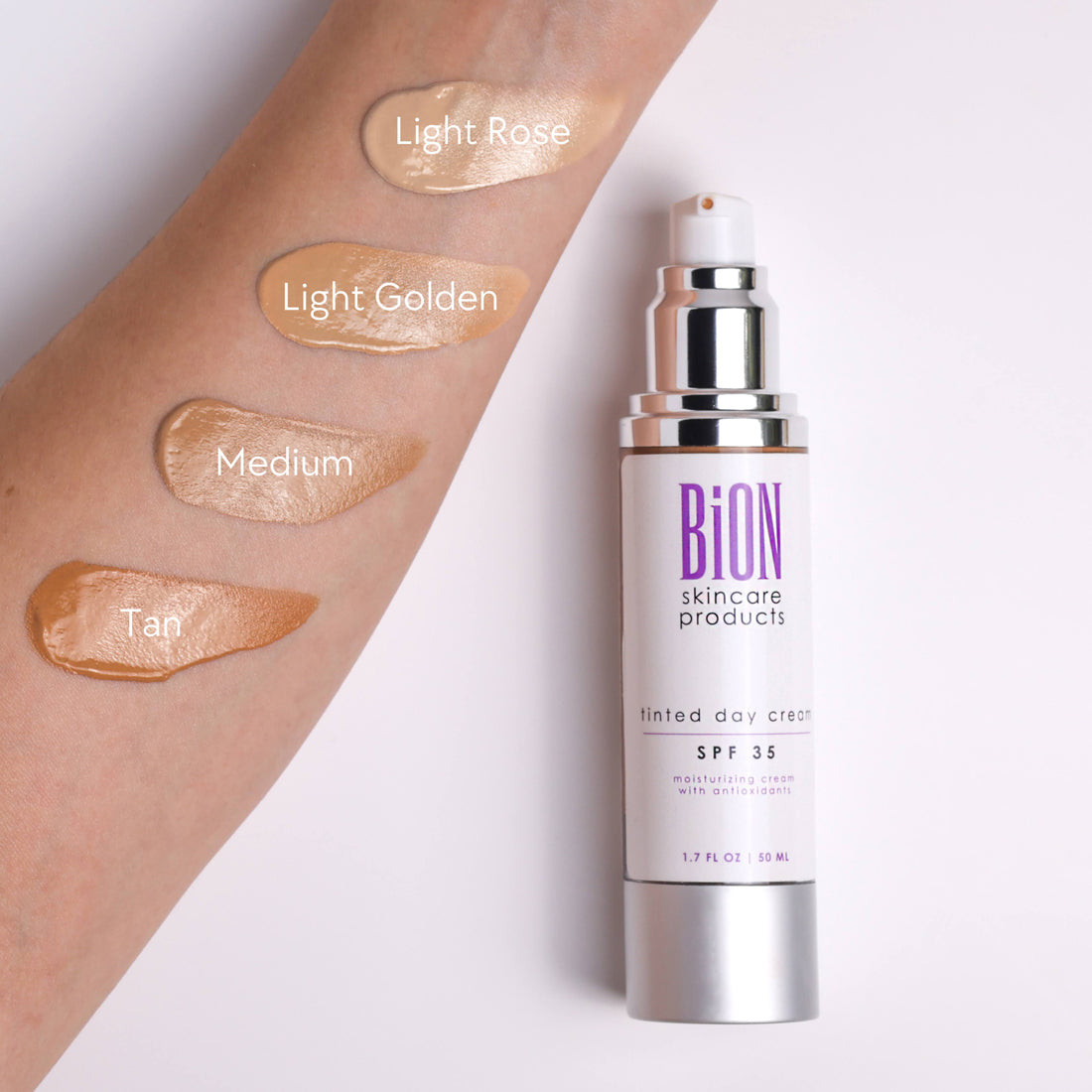 Tonuotas dieninis kremas su SPF 35